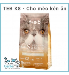 Thức ăn cho mèo cao cấp Teb K-Series K8 (cho mèo kén ăn, miệng nhỏ)