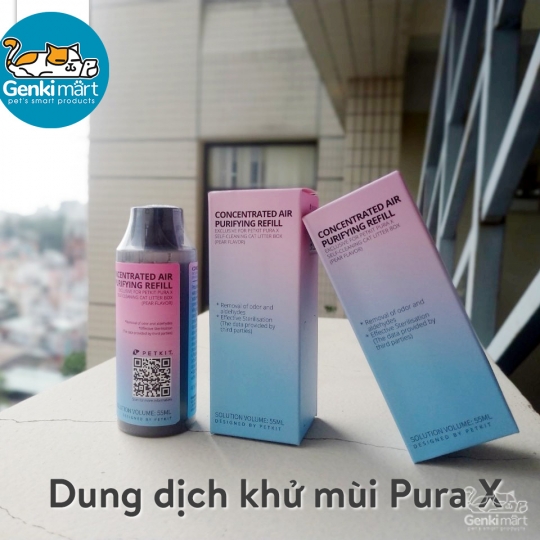 (Mua 4 giá tốt) Dung dịch khử mùi cho máy dọn vệ sinh Petkit Pura X