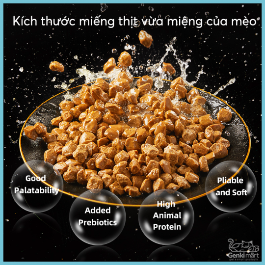 Thịt tươi viên giàu dinh dưỡng Petkit M80 (Công thức tối ưu cho mèo)