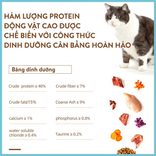 Thịt tươi viên giàu dinh dưỡng Petkit M80 (Công thức tối ưu cho mèo)