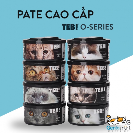 Pate Teb O-Series cao cấp chuyên biệt dành cho mèo